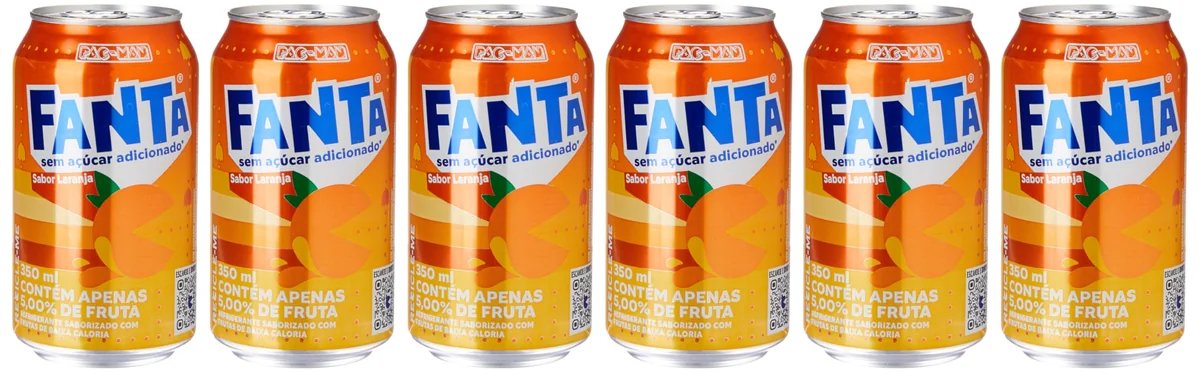 ✨Pack de Fanta Laranja Zero lata 350ml 6 unidades✨️