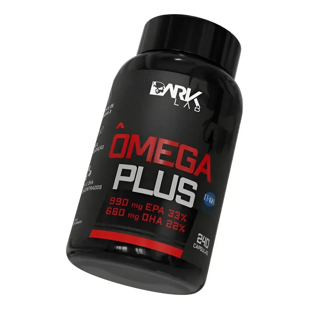 ⚡Omega Plus 240 Caps Dark Lab Sem Sabor⚡