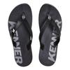 🛍️ Chinelo Sandália Kenner Sem Gênero Red Cinza Preto Liso 38 Br