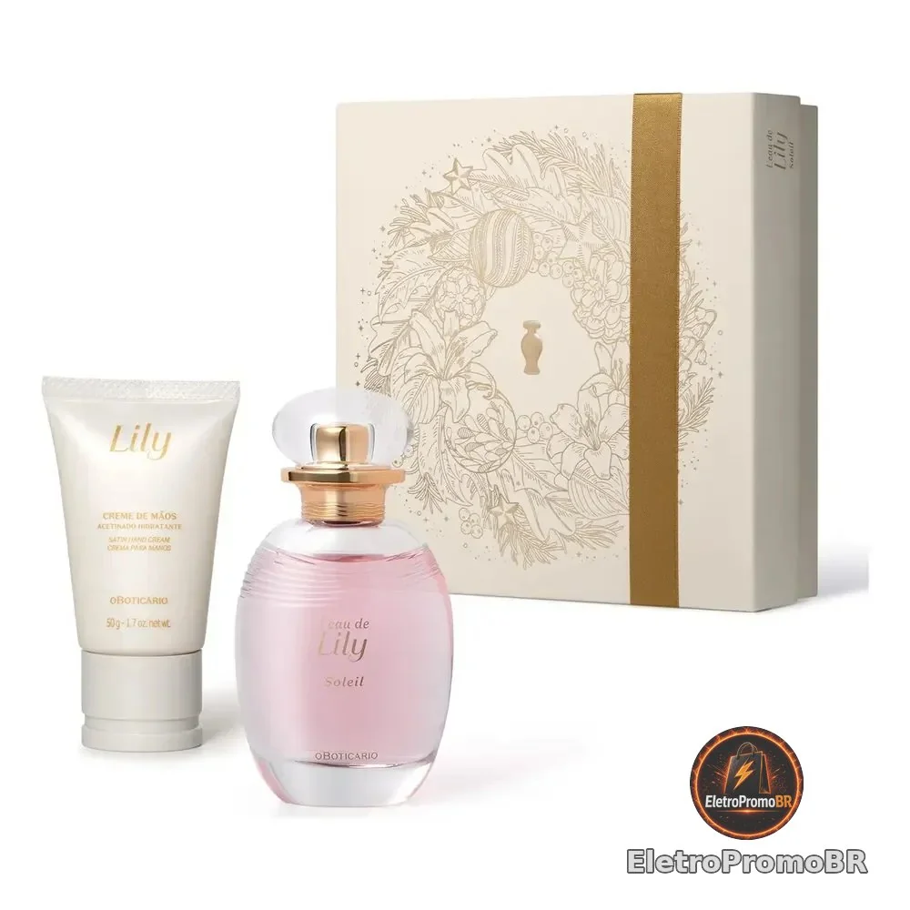⚡O Boticário Lily Soleil Kit Presente (2 Itens)⚡